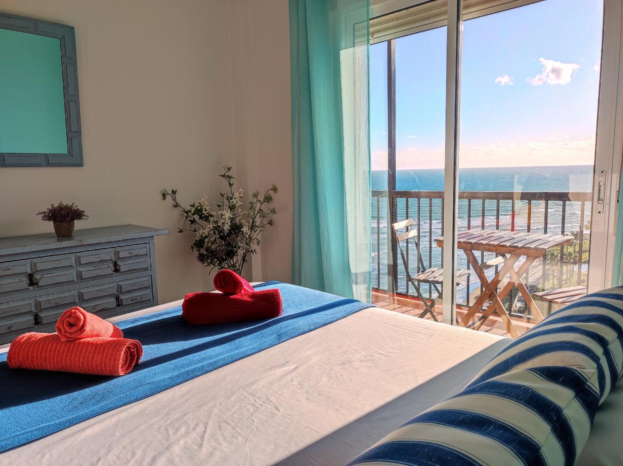 Apartamento Mar Azul, Primera Linea De Playa Sitio de Calahonda Exterior foto